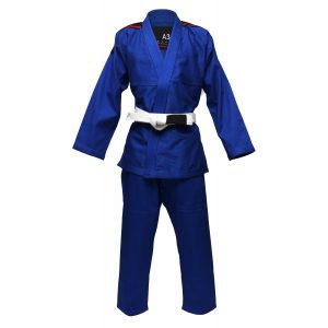 Super Fit Bjj Gi Royal Blue Pearl Weave 350gsm
