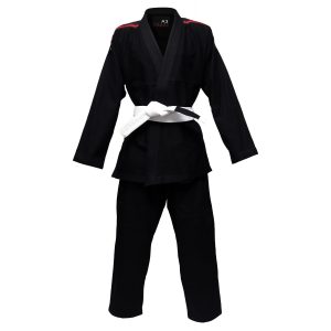 Super Fit Premium Bjj Gi Black Pearl Weave 350GSM