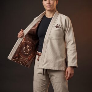 Women's "Heritage" Premium BJJ Gi – Sand & Mocha