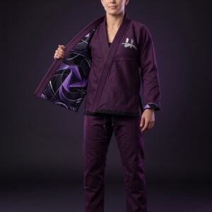 Women's "Eclipse" Premium BJJ Gi – Mulberry & Indigo