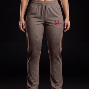 Women's "Aura" Textured Contour Pants – Mocha/Taupe