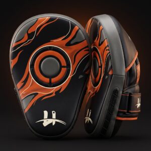 Men's "Inferno" Precision Focus Mitts – Midnight Black & Ember