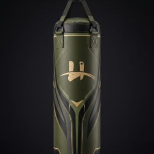 Men's "Tactical" Pro Hanging Heavy Bag – Matte Olive & Black