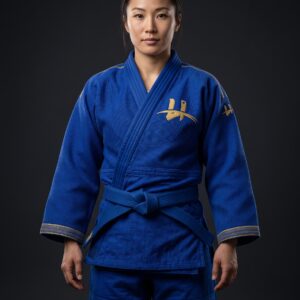 Women's "Regal" Premium Judo Gi – Royal Blue & Gold